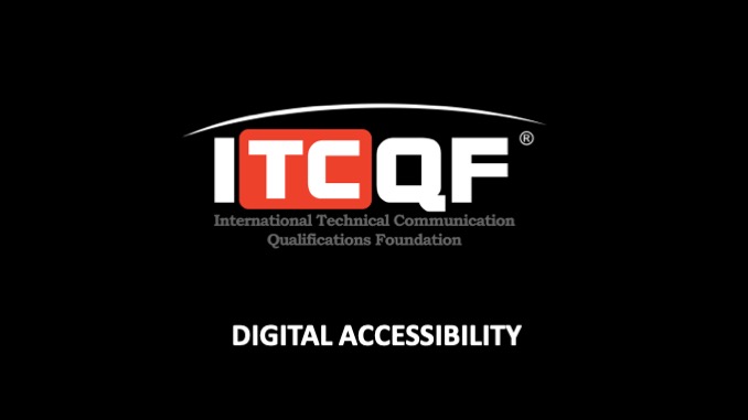 ITCQF digital accessibility banner